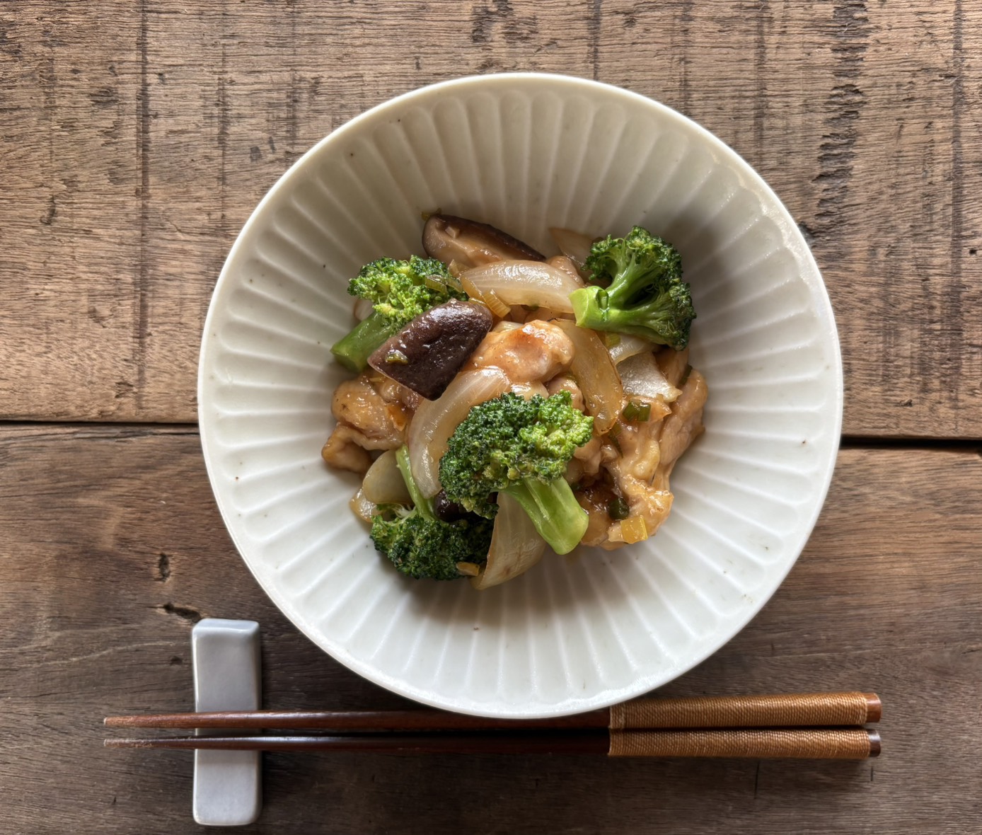 「塩分控えめ「鶏肉とブロッコリーの旨辛炒め」」のイメージ画像