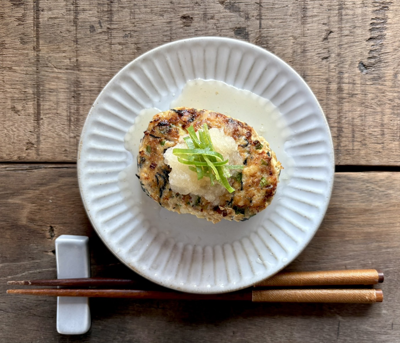 「高血圧対策「ひじき入り和風豆腐ハンバーグ」」のイメージ画像